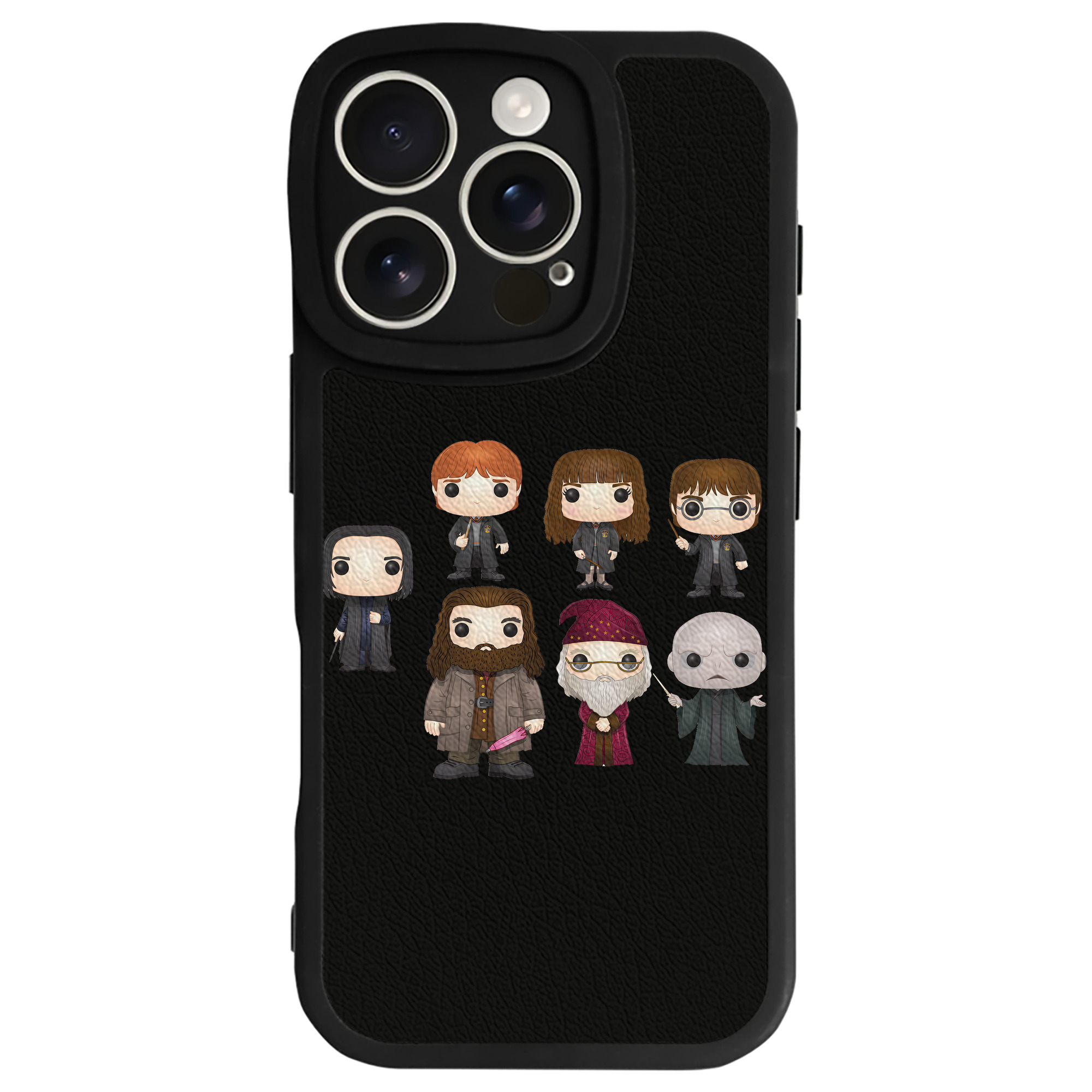 （画像用） Harry Potter ハリー・ポッターシリーズ 【iPhone 16シリーズ対応】シリコンスマホケース（レザー調） 材質：シリコン